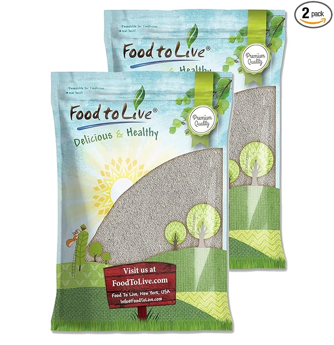 Food to Live - White Chia Seeds 12 Pounds - Whole Raw Kosher Keto Sirtfood Vegan Bulk. Rich in Omega 3 Omega 6 Fiber Protein. Great for Chia Pudding Yogurt Cereals Smoothies.