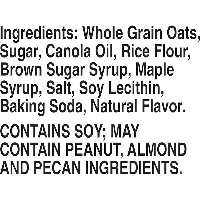 Nature Valley Crunchy Granola Bars Maple Brown Sugar 6 ct 12 bars (Pack of 6)