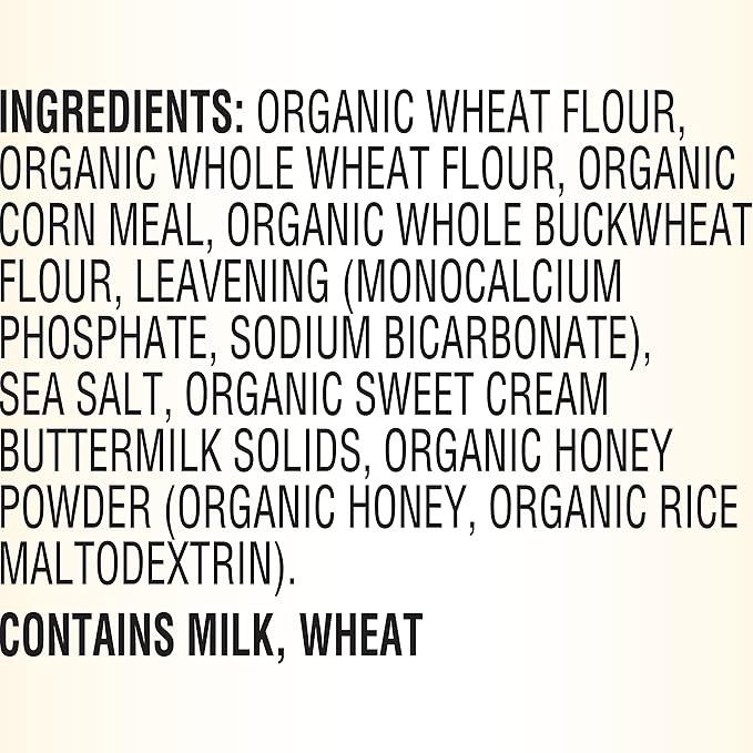 Maple Grove Farms Organic Pancake &amp Waffle Mix with Honey 16 Ounce (Pack of 8)