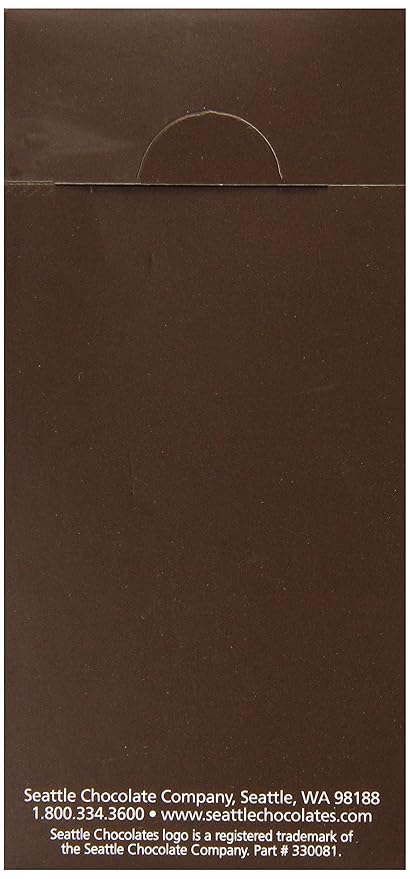 Seattle Chocolates Bar Orange Appeal 2.5-Ounce (Pack of 12)