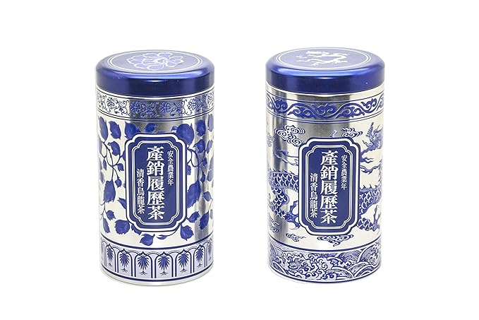 Lugu Alpine Oolong Loose Tea Leaves Set – 2 x 150G 鹿谷清香烏龍 Taiwan Oolong Hand-picked Organic Leaves Gift Set