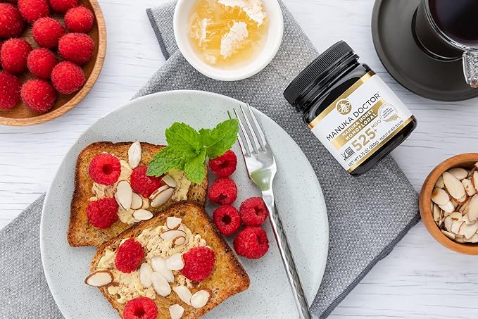 MANUKA DOCTOR - MGO 30+ Multifloral SQUEEZY and MGO 525+ Monofloral Manuka Honey Value Bundle 100% Pure New Zealand Honey. Certified. Guaranteed. RAW. Non-GMO