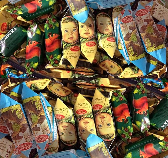 Altarica Best Russian Chocolate Mix - Mishka Kosolapiy Belochka and Alenka - 1 LB