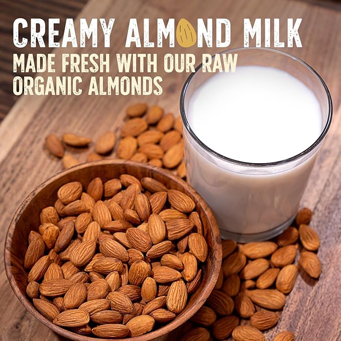 Burroughs Family Farms 3 lb USDA Organic Raw Almonds – First Regenerative Organic Certified Farm – Gluten-Free Non-GMO Vegan Paleo &amp Keto-Friendly Almond Nuts – High in Protein &amp Nutrients