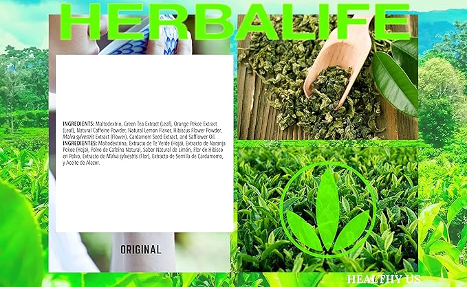 Original Herbal Tea Concentrate by HERBALIFE: Gluten-Free Kosher Certified and No Artificial Flavors or Sweeteners - 3.6 Oz. (102g)