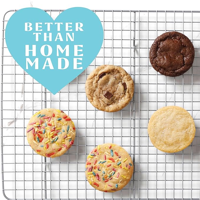 My Better Batch Chocolate Chip and Double Chocolate Cookie Mix Variety Pack Simple Cookie Recipe Chocolate Cookies Makes 64 Large Cookies Non GMO Kosher 16oz (Pack of 4)