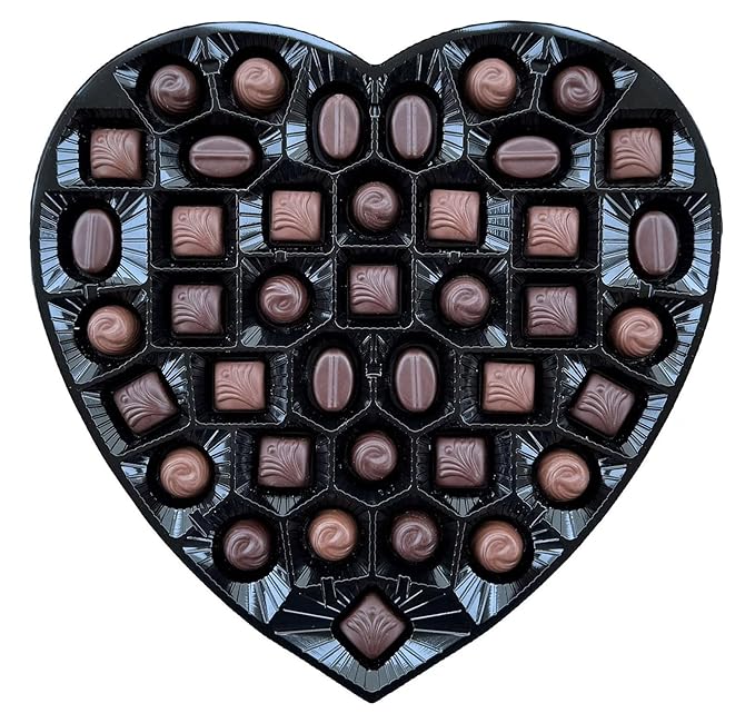 Elmer Chocolate Hershey Pot of Gold 14.4 Oz Heart - Assorted Milk and Dark Chocolates - Delicious Classics That Everyone Loves - Great for Sharing