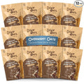 Dozy Oats Overnight Oatmeal Packets Chocolate Peanut Butter Multipack with Rolled Oats Chia Seeds and Date Powder. Gluten-Free Natural Source of Protein and Fiber 12-Pack