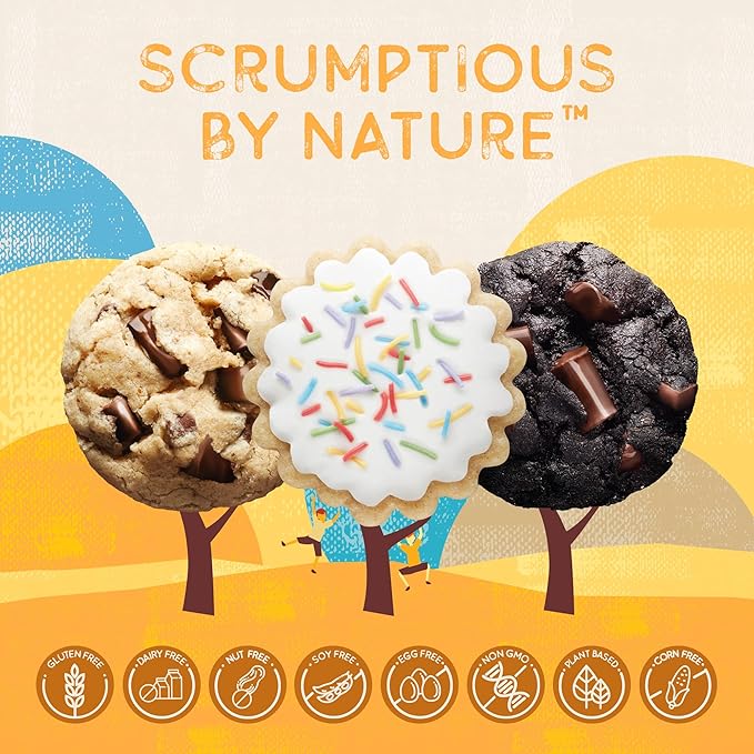Autumn Sons Baking Co. Gluten Free Cookie Mix Variety Pack. Sugar Cookie Chocolate Chunk &amp Double Chocolate Chunk. Vegan Plant Based Baking Mix. Top 9 Allergen Free. 9.3 oz (Pack of 3)