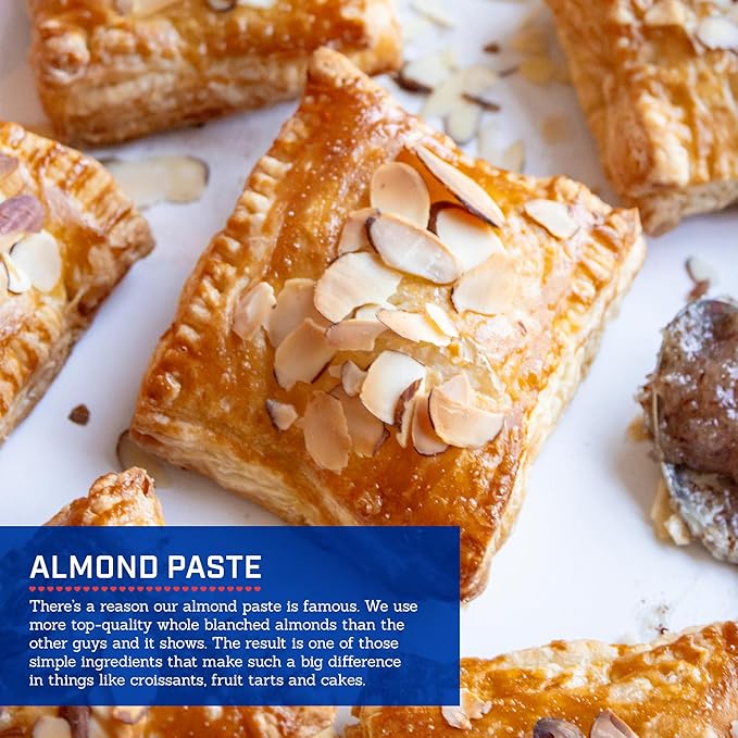 SOLO Almond Paste 8oz (Pack of 12) | Gluten-Free Kosher Certified