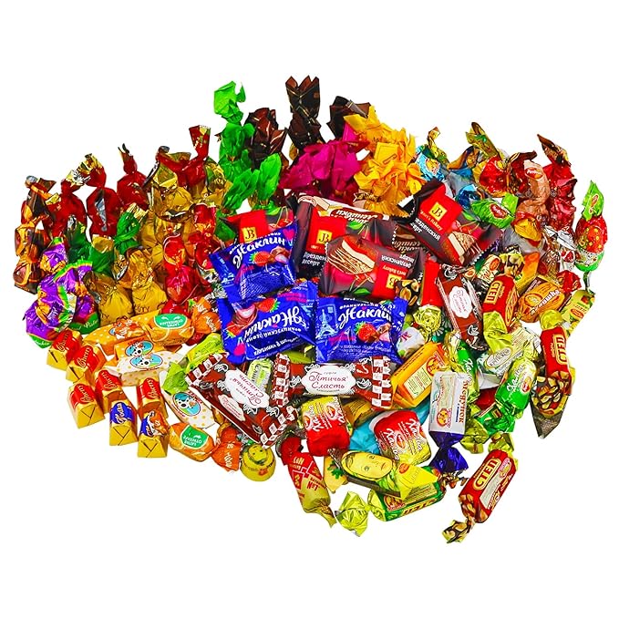 Supreme Sweets Candy Mix Gift Bag - Russian Polish &amp Ukrainian Candy Mix - Ulitimate Assortment of Chocolate Party Candy Mix of Eastern European Candies– Variety of Russian Polish &amp Ukrainia