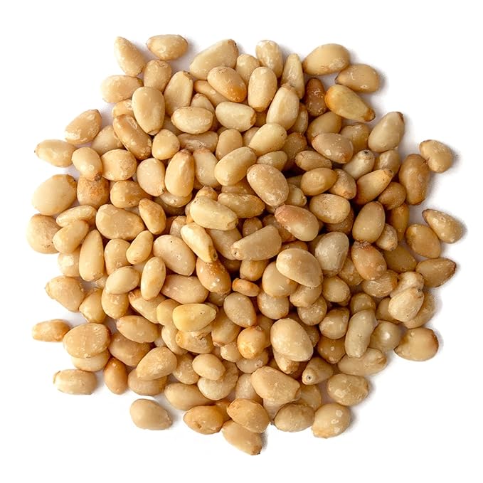 Food to Live Organic Dry Roasted Pine Nuts 4 Pounds – Naturally Tasty and Crunchy Nutritious and Delicious Perfect for Cooking Baking and Snacking Non-GMO Vegan Kosher Bulk