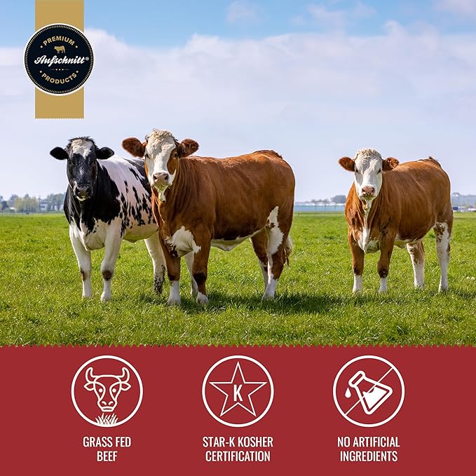 Aufschnitt Biltong Beef Jerky Slices South African Style Beef - Air Dried No Sugar All Natural Ingredients Gluten Free Made in USA Spicy Peri Peri 2oz 3 Pack