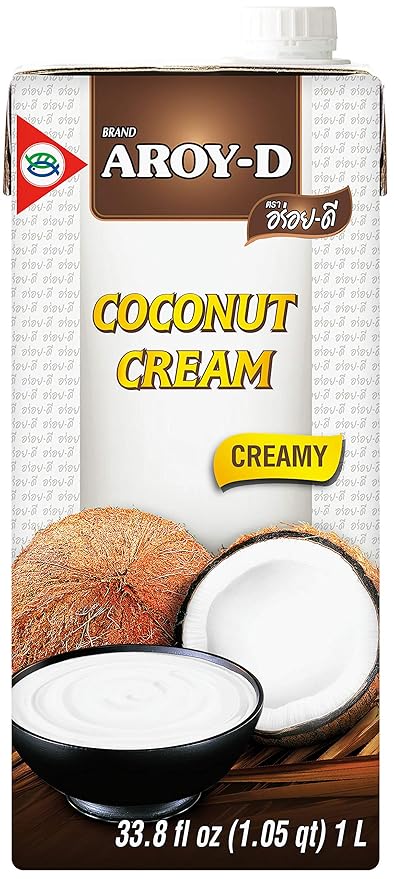 Aroy-D Coconut Cream 33.8 Fluid Ounce (6-Pack)