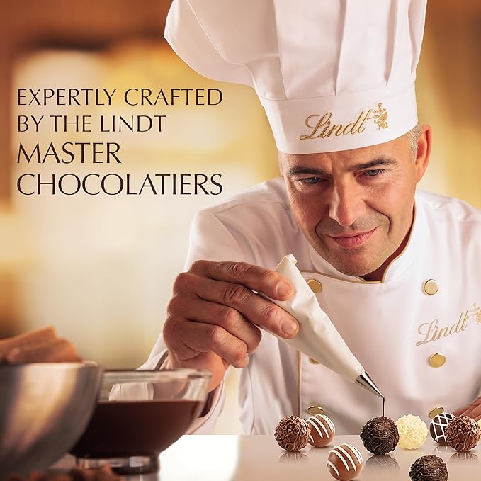 Lindt Valentine's Gourmet Truffles Assorted Chocolate Candy Heart 6.7 oz.