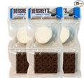 WBB | SMORES KIT STRIP | Individually packaged set : Graham Crackers Marshmallow Chocolate | Make delicious smores (25 sets) (25 units Cookies &amp Mallow)