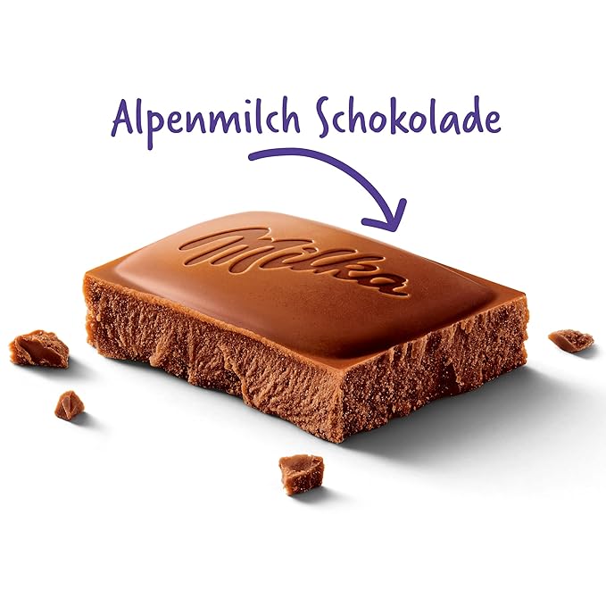 Milka Alpenmilch Chocolate Bar 3.5 Ounce (Pack of 24)