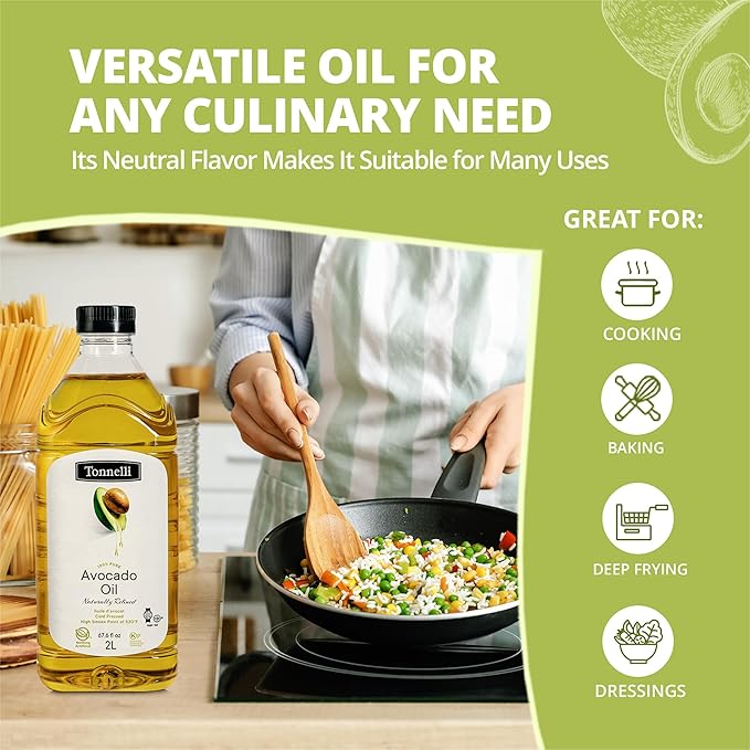 Tonelli Pure Avocado Oil (2 L 67.6 Ounce)