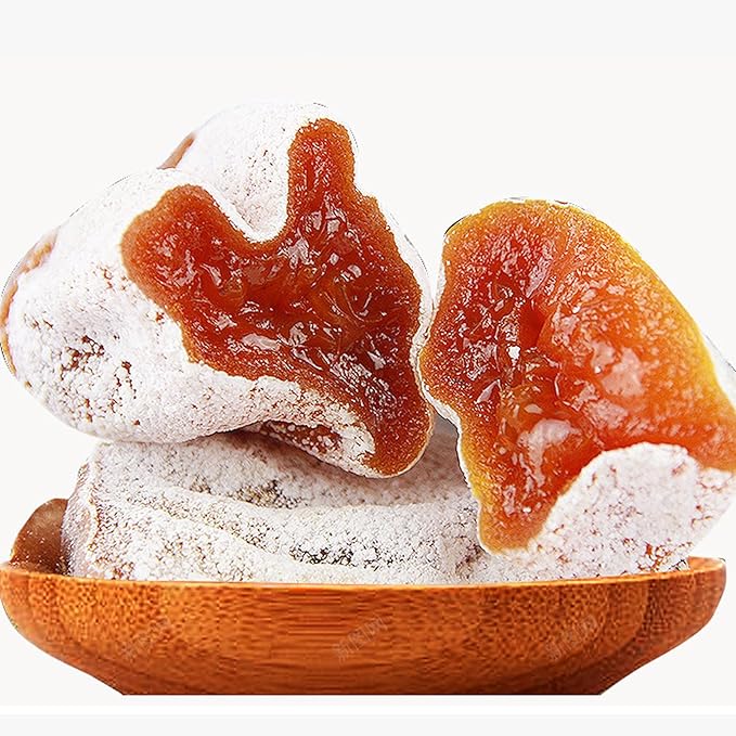 Dried Persimmons Old-fashioned Dr𝐢ed Persimmons 𝐏ers𝐢mmon Organic Whole Dried Persimmon No Sugar Added Dehydrated Unsweetened 𝐃ry Persimon for Snacking &amp Baking (500g-b)