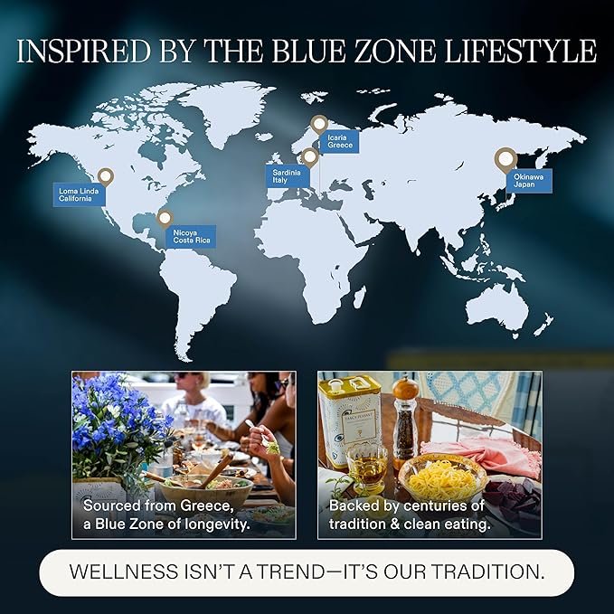 Fancy Peasant Everything Olive Oil 1L Tin of Greek Extra Virgin Olive Oil Polyphenol Rich EVOO with Olives from Greece