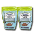 Trader Joe's Organic Flaxseed Meal Nutty Flavor 16 Oz (1 Lb) Great for Smoothies Oatmeal Pancakes Baked Goods 454g (2 PACK)