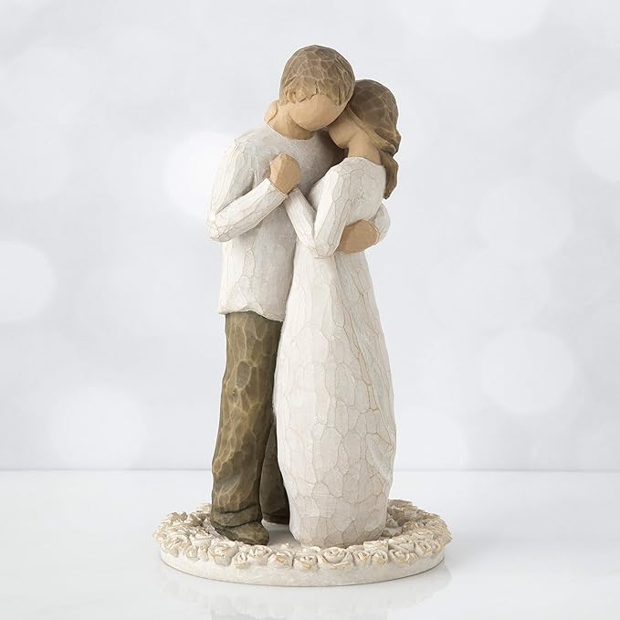 Willow Tree Promise Sculpted Hand-Painted Cake Topper
