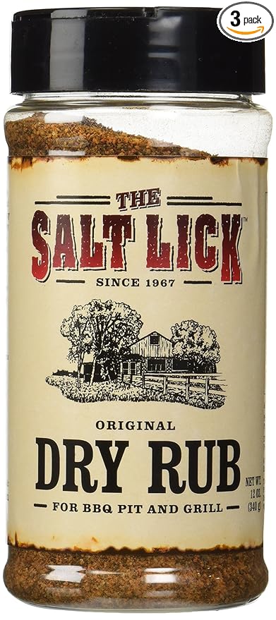 The Salt Lick BBQ Original Dry Rub 12 Oz (Pack of 3)