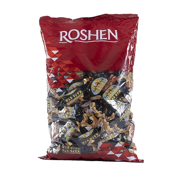 Roshen KaraKum with Waffle Crumbs &amp Praline Filling Delicious Flavorful Sweets Bulk Candy 2.204lb/1kg