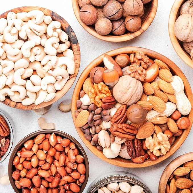 Yupik Deluxe Roasted Salted Nut Mix 2.2 lb (35.2 oz) Vegan Gluten Free Cholesterol Free A Blend of Cashews Brazil Nuts Hazelnuts &amp Pecans Healthy Snacks
