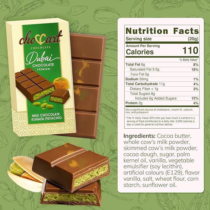 Dubai Chocolate Bar Variety Pack – Pistachio Kunafa Lotus Oreo Angel Hair &amp Strawberry Cheesecake Chocolate Gift Box | Assorted Gourmet Middle Eastern Chocolates (Full Size 3 Pcs Set)