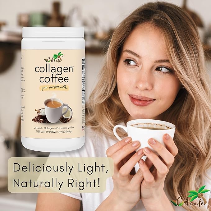 CAcafe Coconut Matcha and Collagen Coffee Variety (2-Pack)