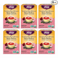 Yogi Tea Soothing Rose Hibiscus Skin DeTox Tea - 16 Tea Bags per Pack (6 Packs) - Organic DeTox Tea to Support Skin Health - Includes Green Tea Leaf Rose Petal Honeybush Leaf Hibiscus &amp More