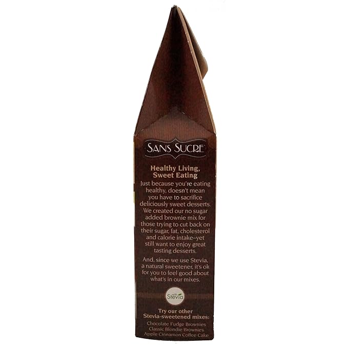 Sans Sucre Milk Chocolate Brownie Mix 8-Ounce (Pack of 6)
