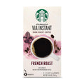 Starbucks VIA Instant Coffee Dark Roast Packets — French Roast — 1 box (8 packets)