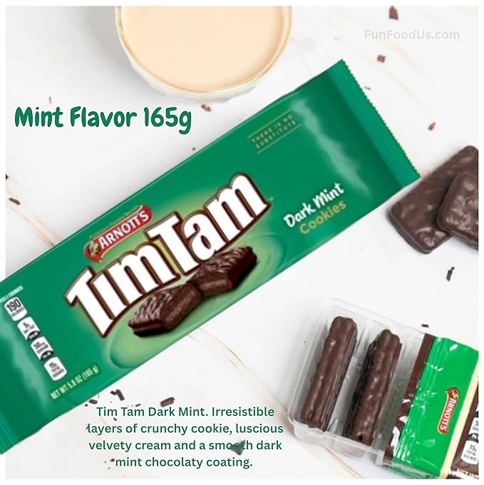 Sampler Tim Tam Choc Cookie Biscuits (Value 3 Packs) Original Choc Extra Chocolaty Dark Mint Aussie Made &amp Loved