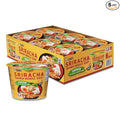 CHOI Sriracha Ramen Noodle Soup Chicken Flavored - Microwavable Bowl 3.8 oz. (110g) 6-Pack