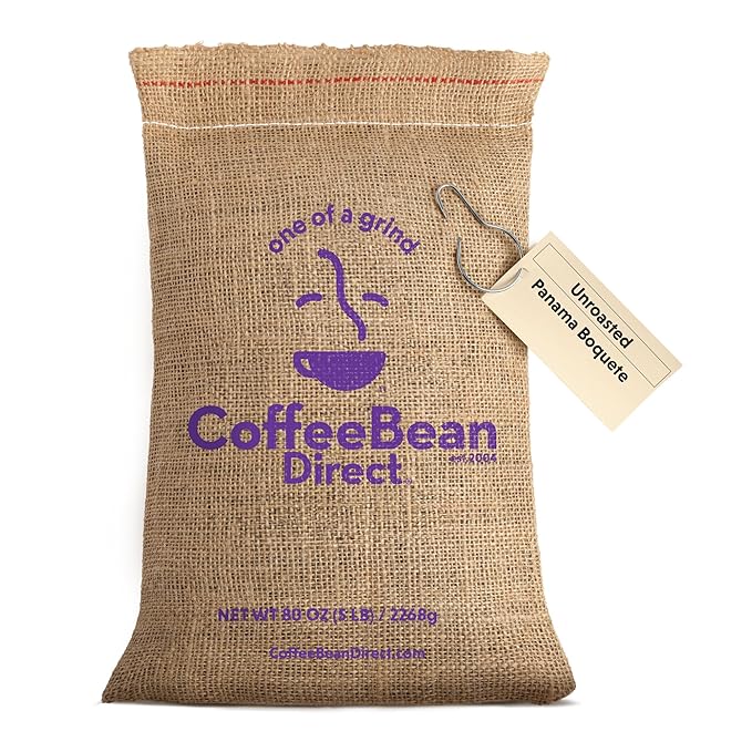 Coffee Bean Direct Unroasted Panama Boquete 5 Pound (Pack of 1)