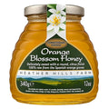 Heather Hills Farm Raw Spanish Orange Blossom Honey 340g (12oz) | Pure Natural Artisan Monofloral Honey from Spain in Glass Jar | Unfiltered &amp Unpasteurized Delicately Sweet Citrus Finish