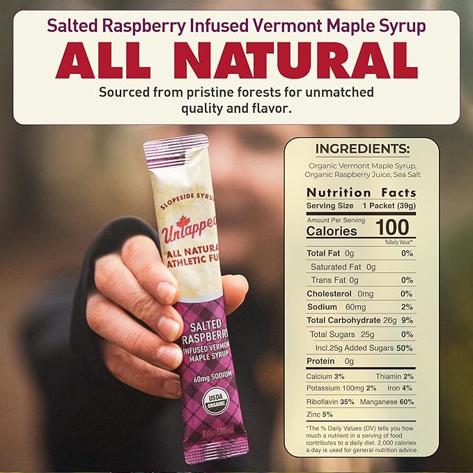 Salted Raspberry Infused Maple Syrup