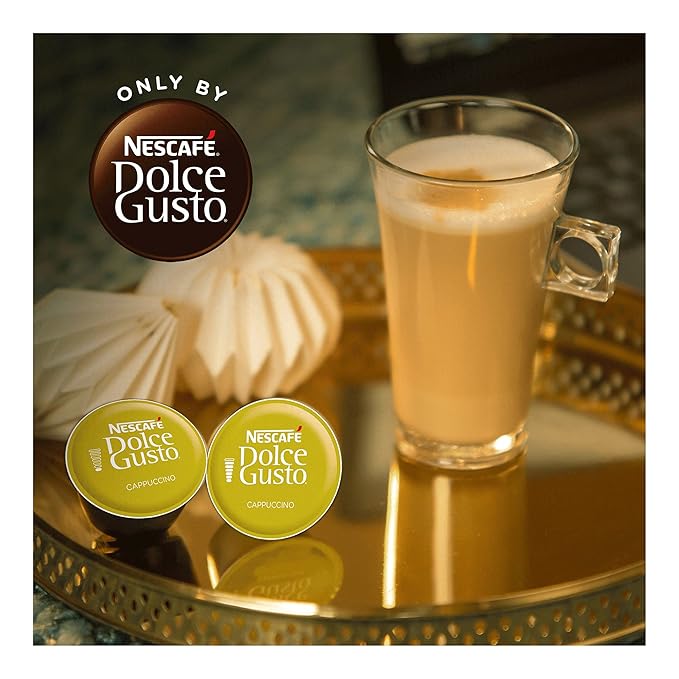 NESCAFÃƒâ€° Dolce Gusto Coffee Capsules Cappuccino 16 Count (Pack of 3)
