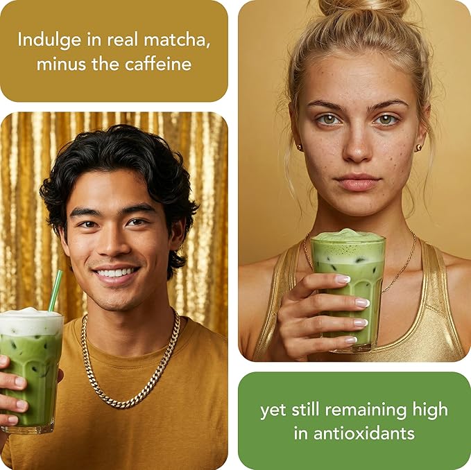 Super-Premium Decaf Matcha Green Tea Powder From Japan – 1.06 oz / 30 g – Highest Ceremonial Grade Matcha On The Market – Naturally Decaffeinated Without Chemicals – Tested for Heavy Metals – First Ha