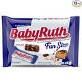Baby Ruth Chocolatey Peanut Caramel Nougat Fun Size Individually Wrapped Candy Bars 10.2 oz each Bulk 12 Pack