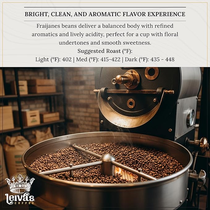 Leiva’s Unroasted Green Coffee Beans (1kg) – Fraijanes Plateau Single Origin Coffee w/Aromatic Notes – Washed Shade Grown Organic Guatemala Beans – Bright Acid Whole Bean Unroasted Blend