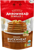 Arrowhead Mills Organic Buckwheat Pancake &amp Waffle Mix 22 Ounce (Pack of 6)