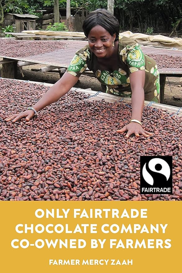 Divine Chocolate Bars - 70% Dark Chocolate - Made with Fairtrade Cocoa Natural Ingredients No Artificial Flavors | 3oz. Bars (12 Pack)