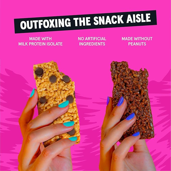 Wild Fox Protein Bars - Keto-Certified High Protein Snack with No Refined Sugar Great Taste 15g Protein and No Seed Oils Variety Pack - Chocolate Lover's