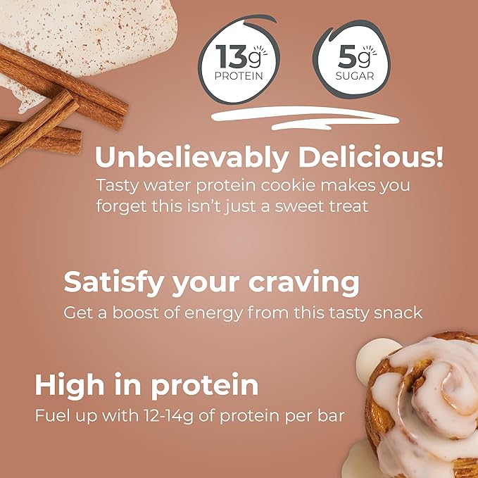 Power Crunch Protein Wafer Bars High Protein Snacks Chocolate Mint (12 Count) and Cinnamon Roll (12 Count)