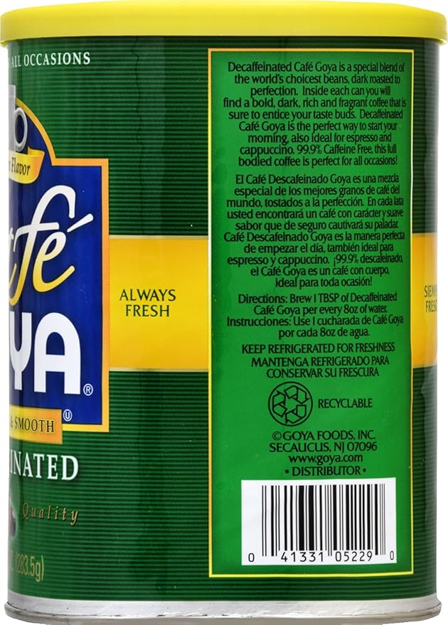 Goya Decaffeinated Espresso Coffee 10 Ounce (Pack of 12)