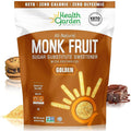 Health Garden Monk Fruit Sweetener Golden 2.5lbs Bag – 1:1 Monk Fruit Sugar Substitute with Erythritol – Zero Calorie Monkfruit Sweetener Pure – Ideal for Baking Keto Friendly Non-GMO Kosher