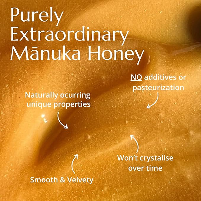 BeeNZ Manuka Honey Certified UMF 5+ and Kanuka Honey Bundle Raw Pure New Zealand Superfood Honey Set for Wellness and Skin Care Support Natural Sweetener No Sugar Added Traceable from Hive to Jar